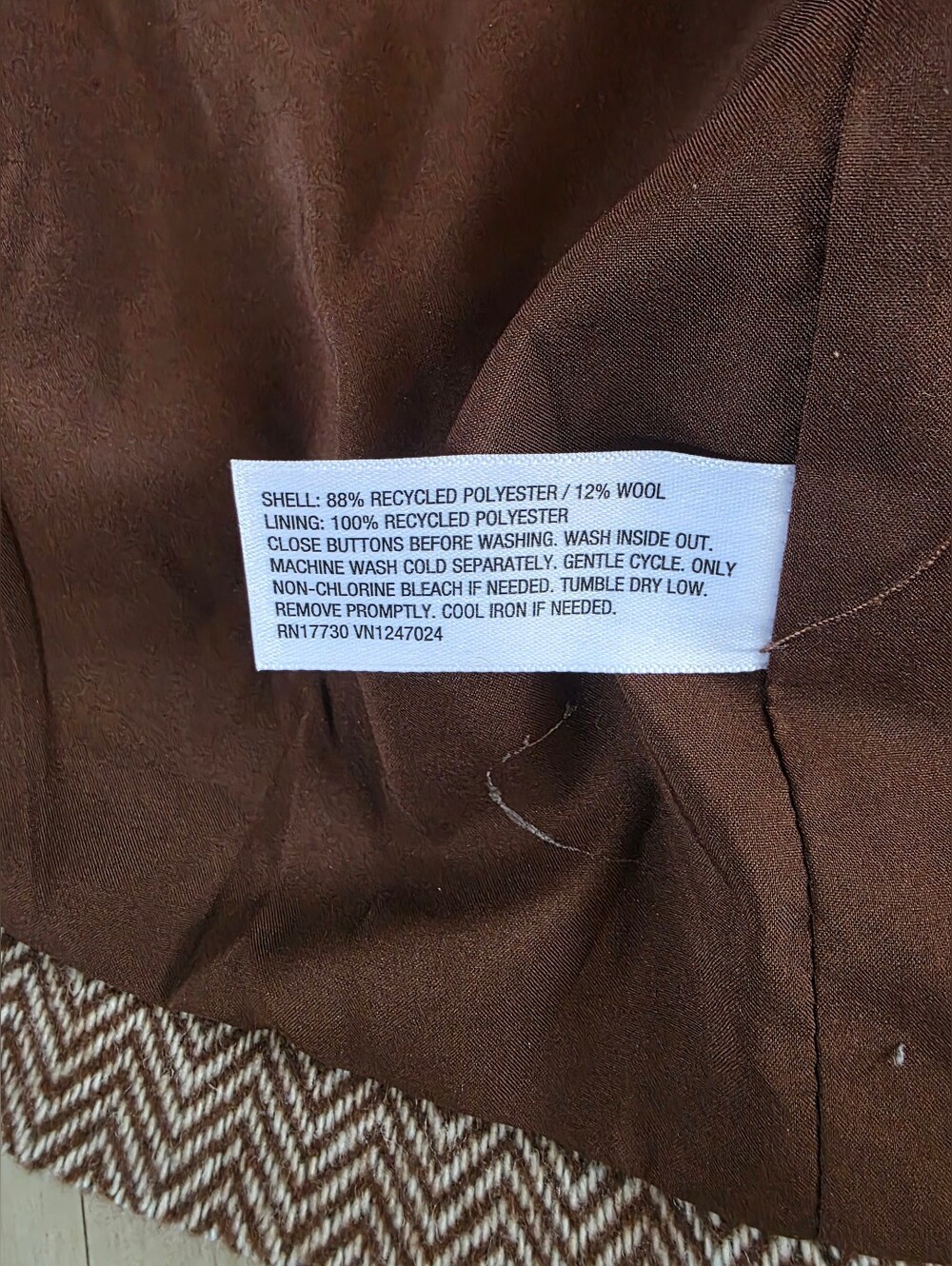 Rowing Blazers Tan and Multicolor Plaid Sport Jacket Suit XXL Wool Blend - Picture 10 of 13
